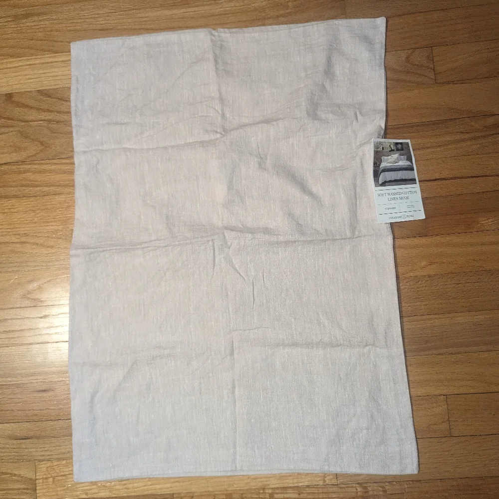 Nordstrom Soft Wash Cotton Linen Sham Standard Pillowcase Treasure & Bond